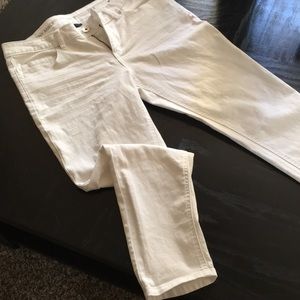 White,Barely see through A.N.A. Jeans size 8
